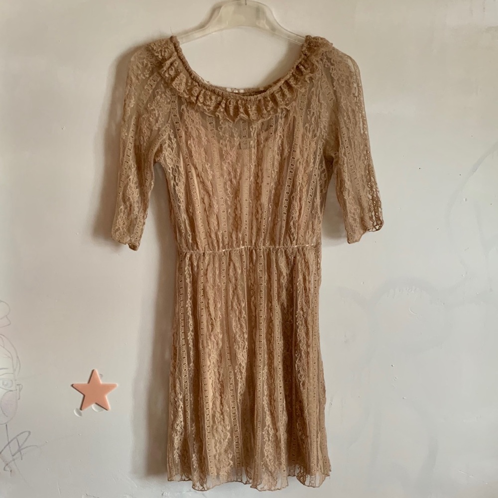 Ezra Couture lace & slip dress